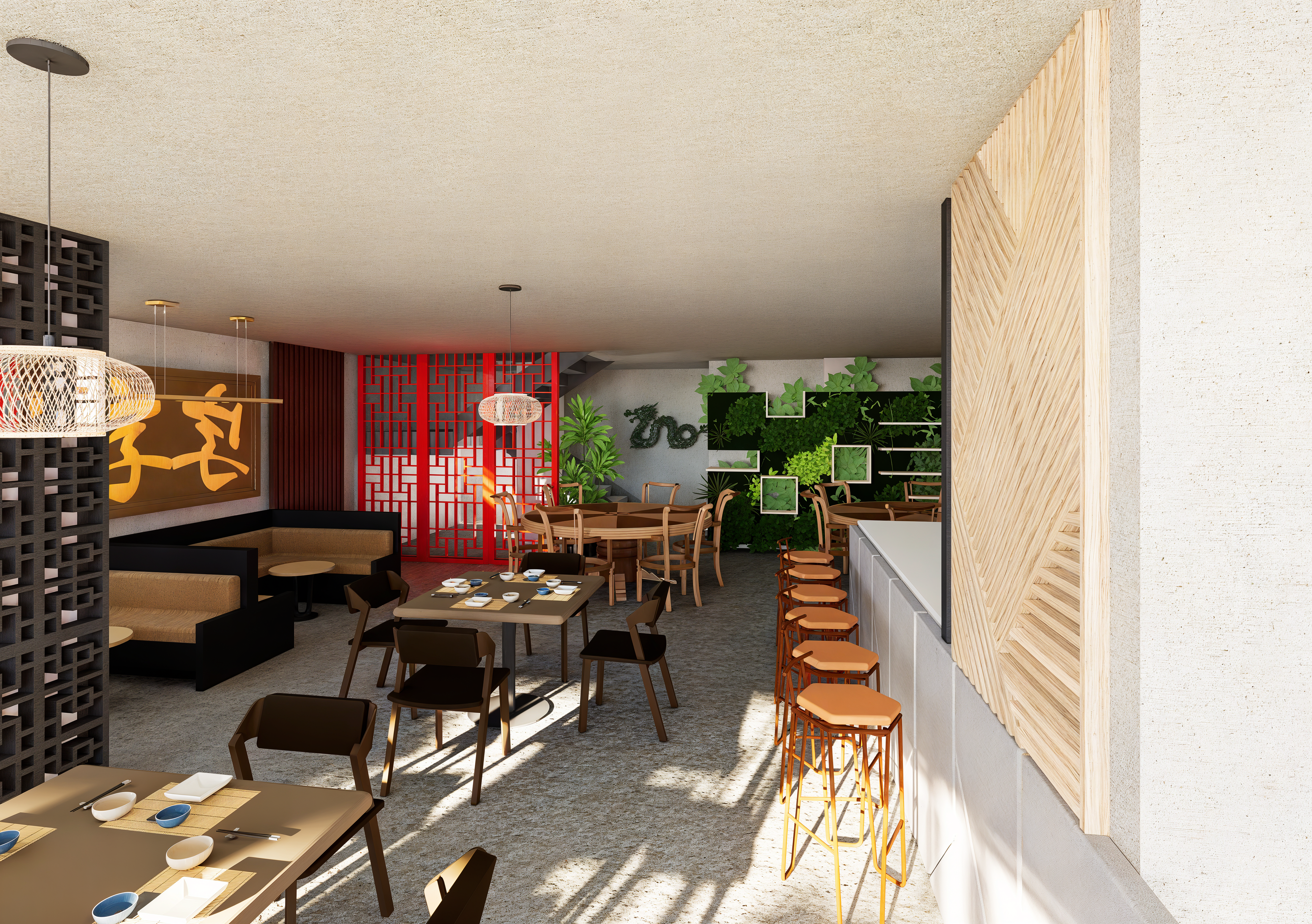 Chinese Restaurant Interior Design